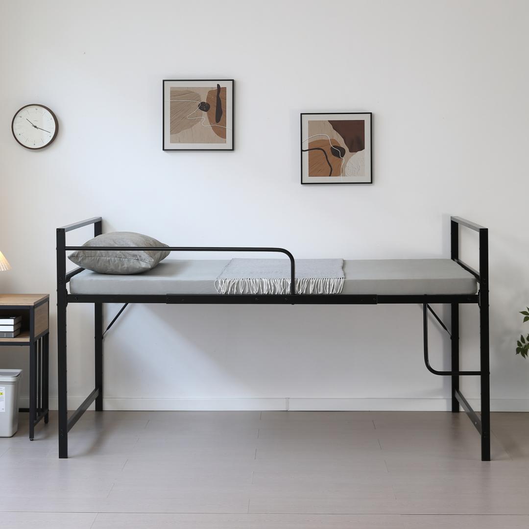 【高さ110cm】ロフトベッド パイプベッド シングル一人暮らし スチール 耐震