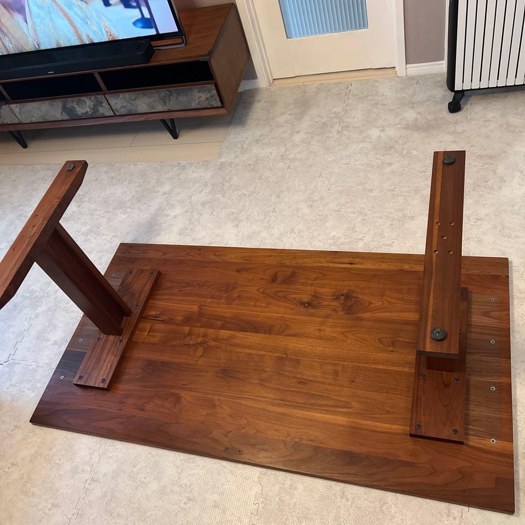 【超美品】マスターウォール ウォールナットRITS ダイニングテーブル 送料込み