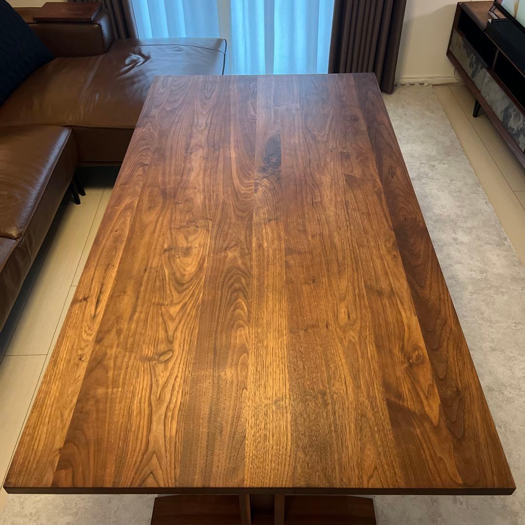 【超美品】マスターウォール ウォールナットRITS ダイニングテーブル 送料込み