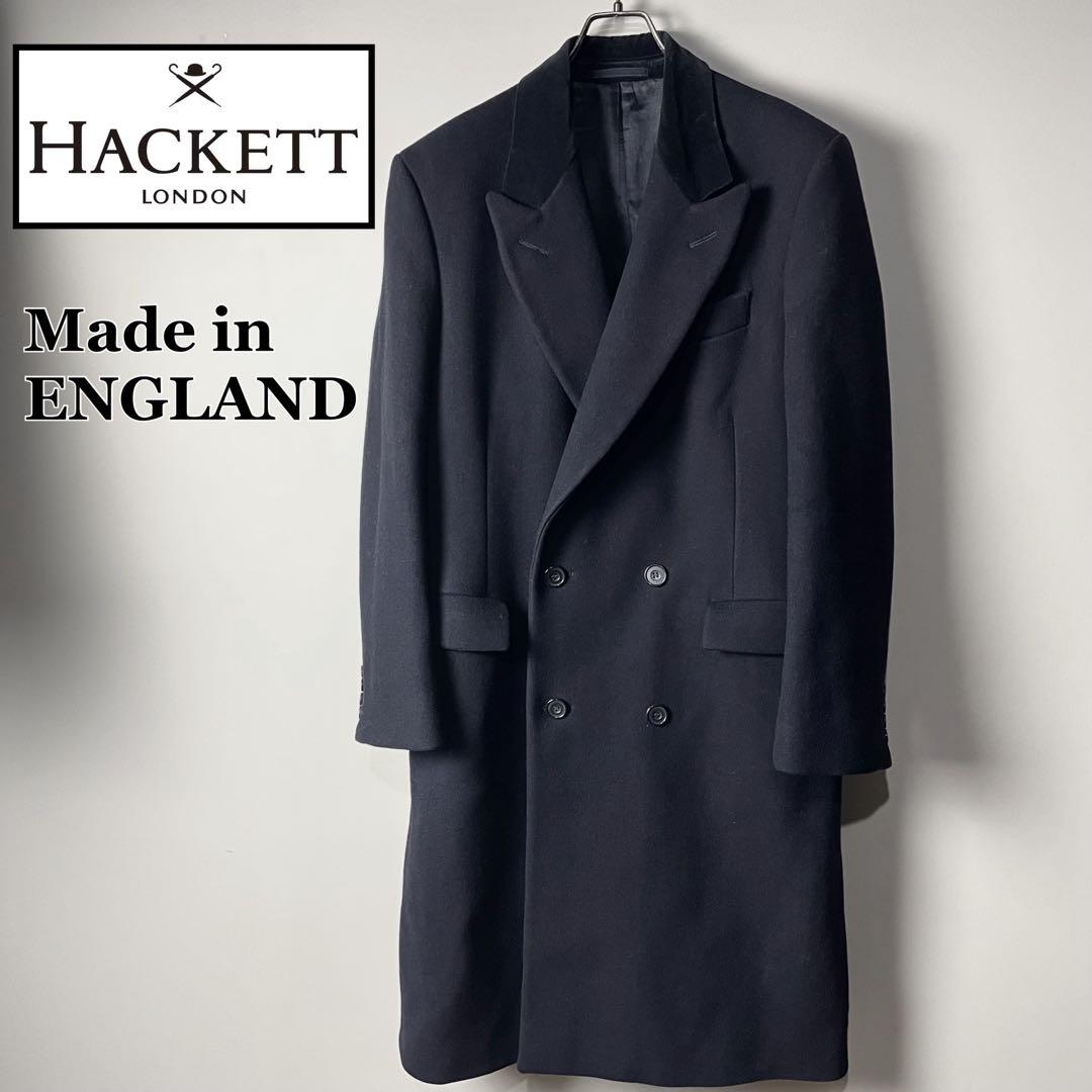 【80s HACKETT LONDON】肉厚ヘビーウェイトウール ダブル j98
