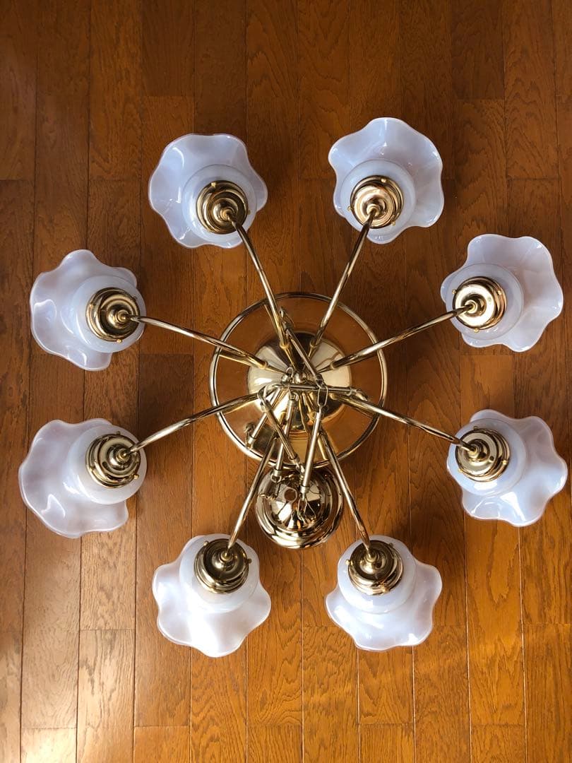 8灯National シャンデリア ・ゴールド