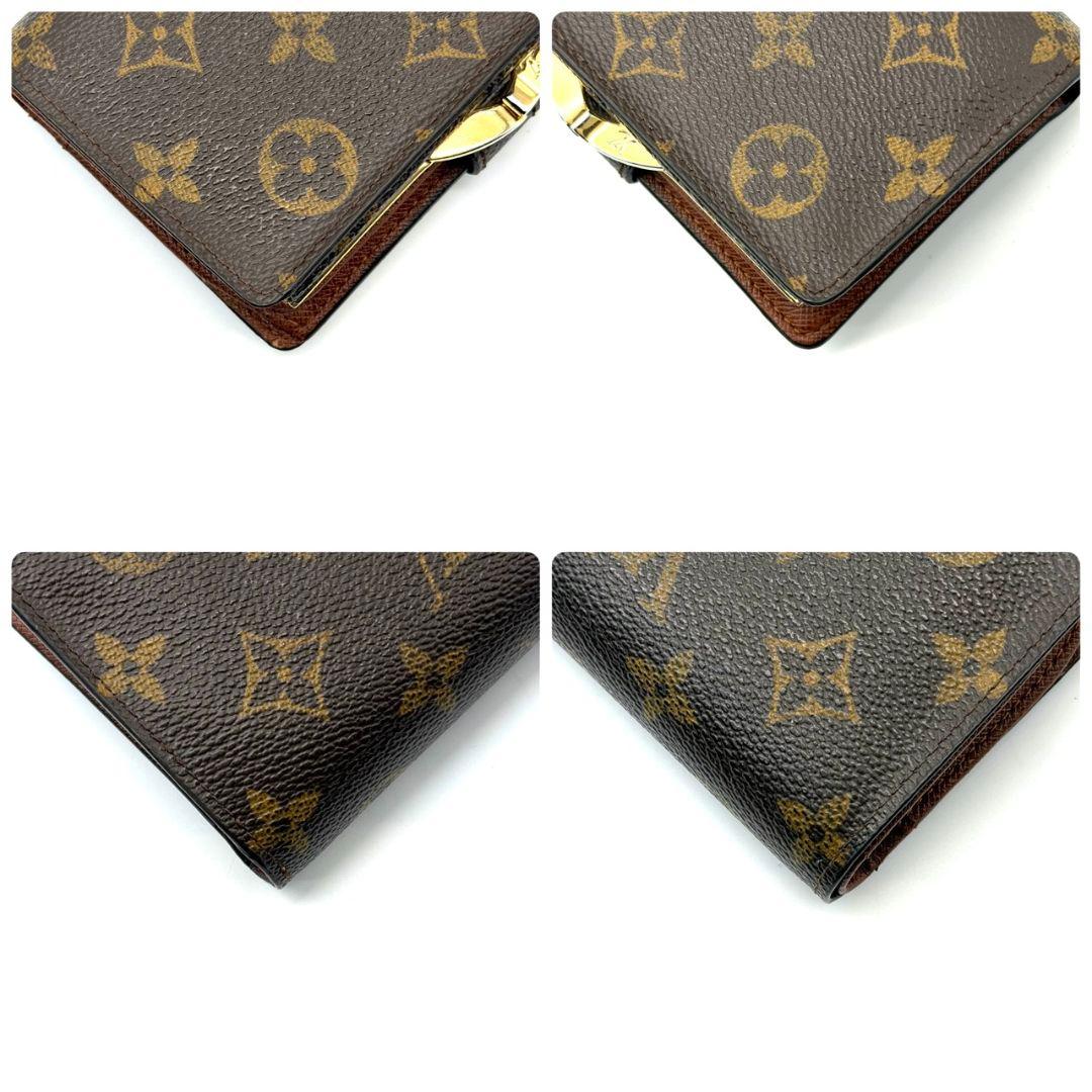 ルイヴィトン モノグラム ポルトモネ ビエ ヴィエノワ がま口 財布 二つ折り