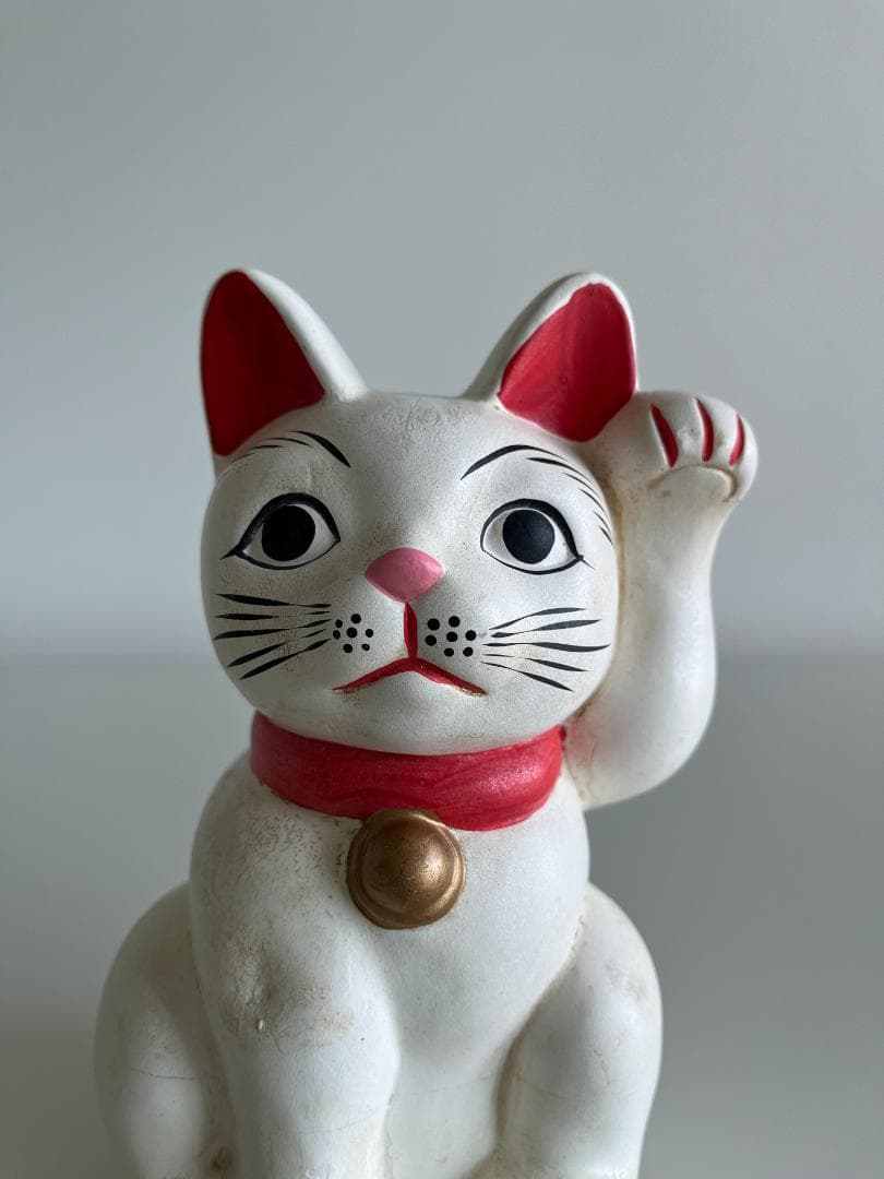 【和モダン】招き猫　レトロ　アンティーク　ヴィンテージ　【吸い込まれる瞳】