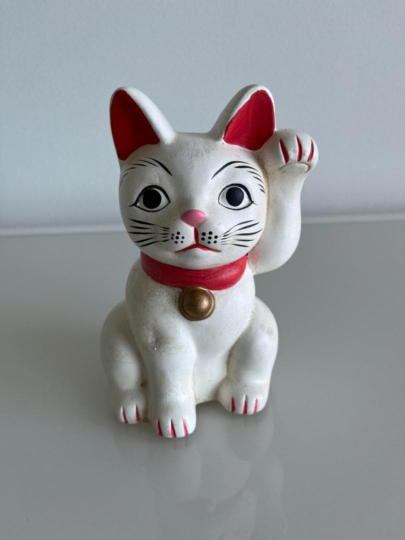 【和モダン】招き猫　レトロ　アンティーク　ヴィンテージ　【吸い込まれる瞳】