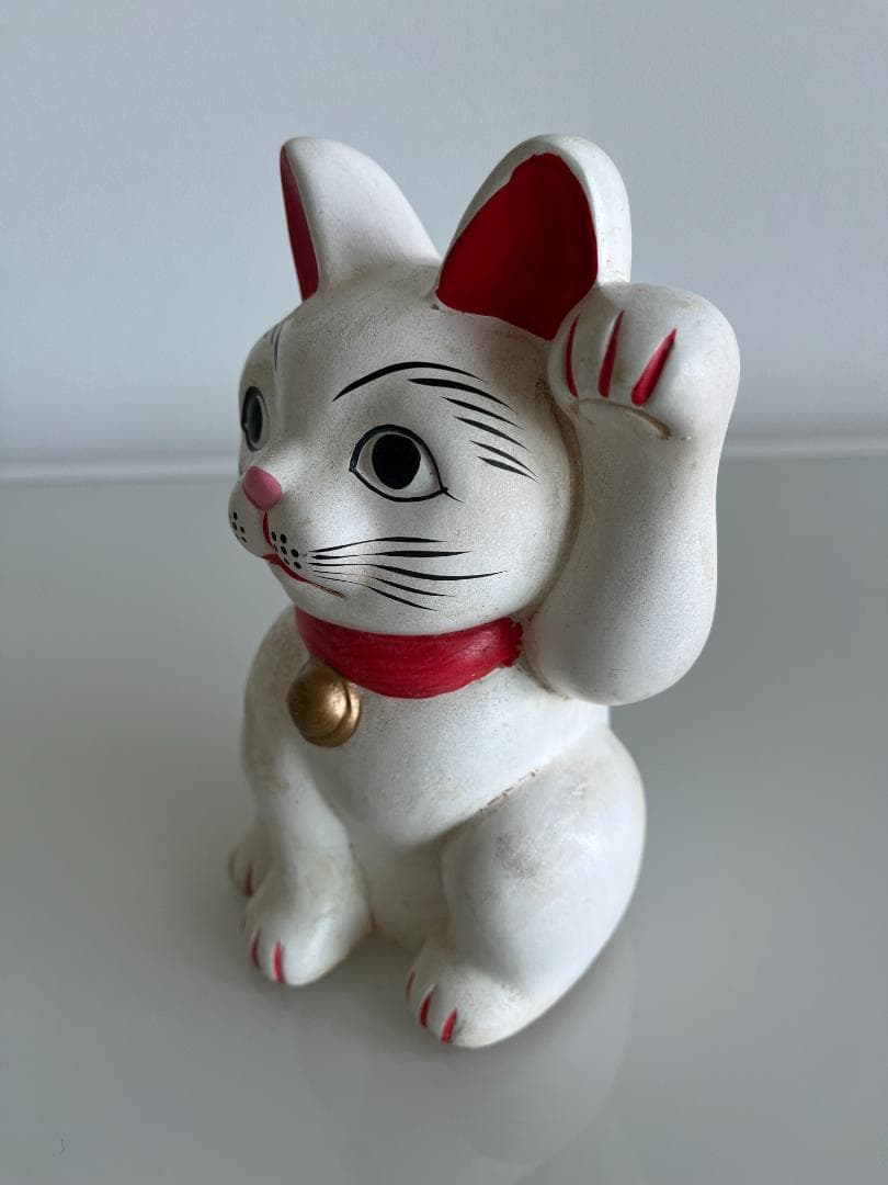 【和モダン】招き猫　レトロ　アンティーク　ヴィンテージ　【吸い込まれる瞳】
