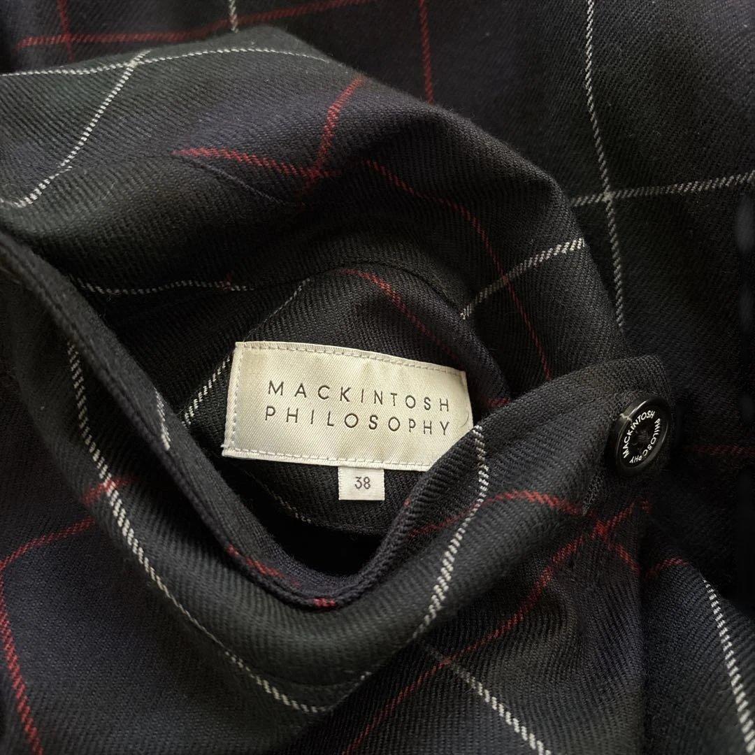 マッキントッシュフィロソフィー ステンカラーコート リバーシブル 38 メンズ