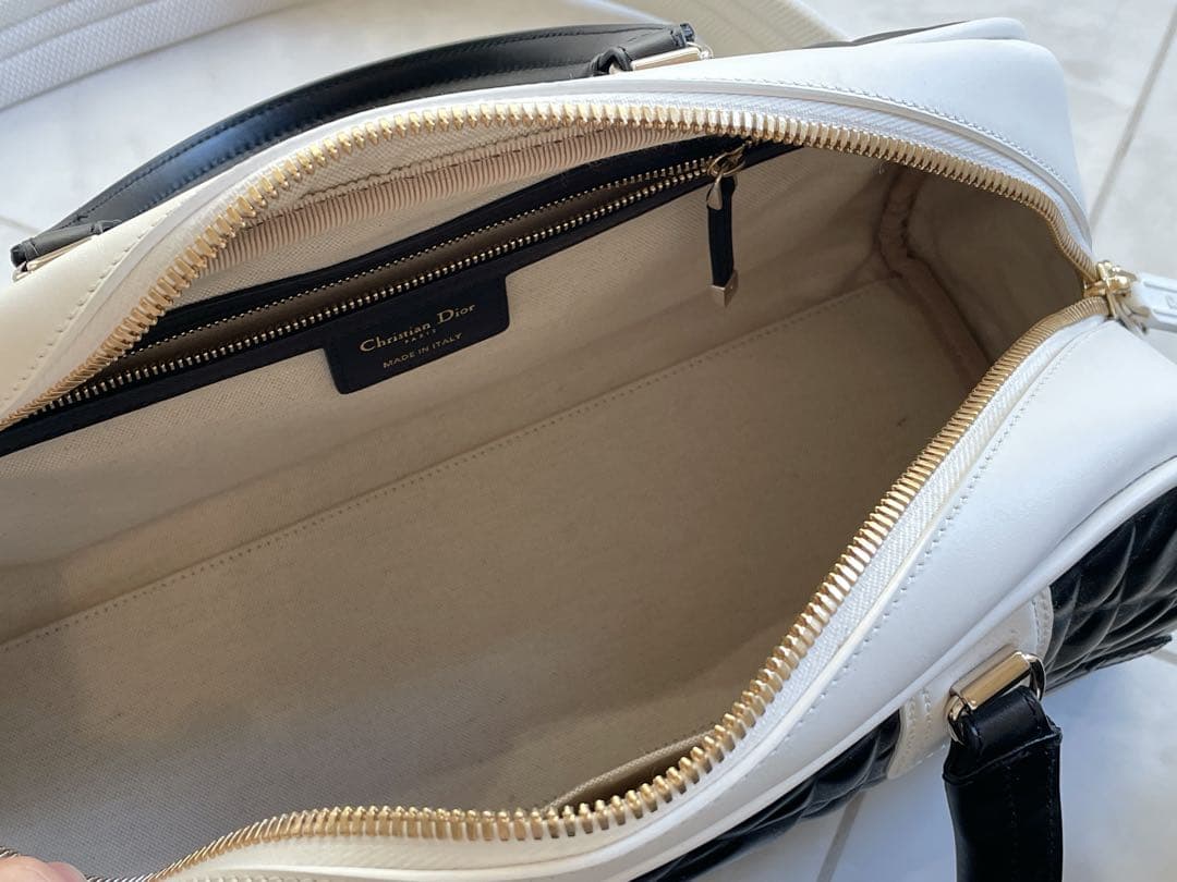 Christian Dior マクロカナージュ ボウリングバッグ ボストンバッグ