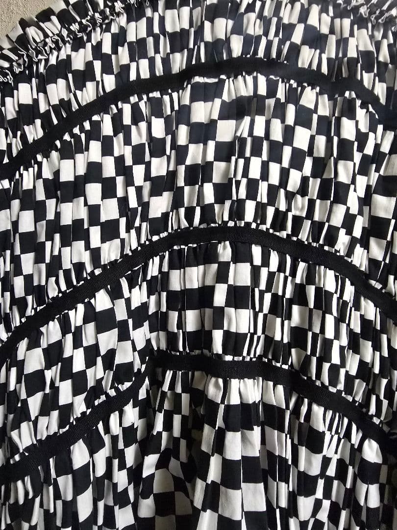 2023ssコムデギャルソン TAOタオ チェックリボンワンピース