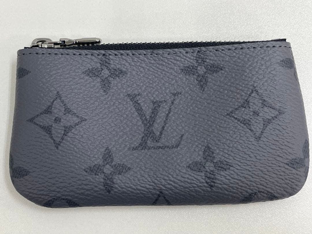 【新品未使用】ヴィトン エクリプス 黒×グレー ポシェット クレ モノグラム