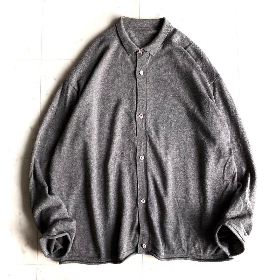 crepuscule クレプスキュール ハイゲージ襟付きカーディガン サイズ3