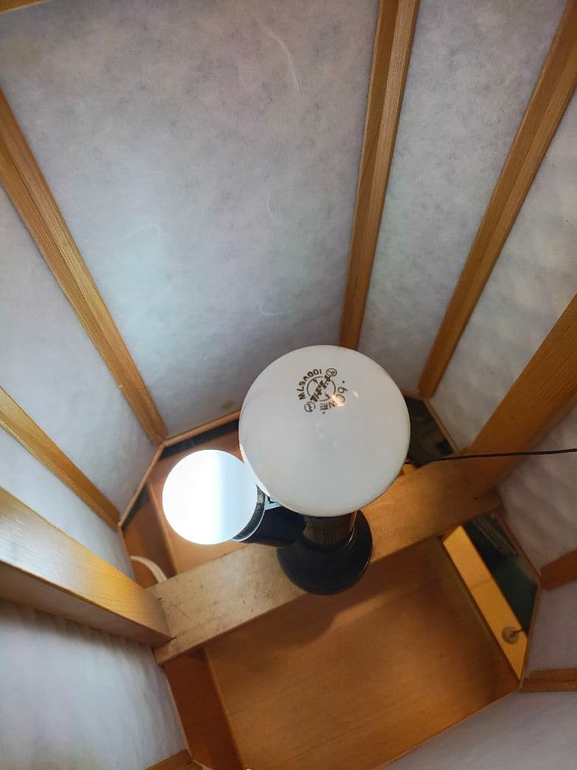 和の美しき照明 天然木 組子細工 和風木製フロアライト 行灯 古民家 和モダン