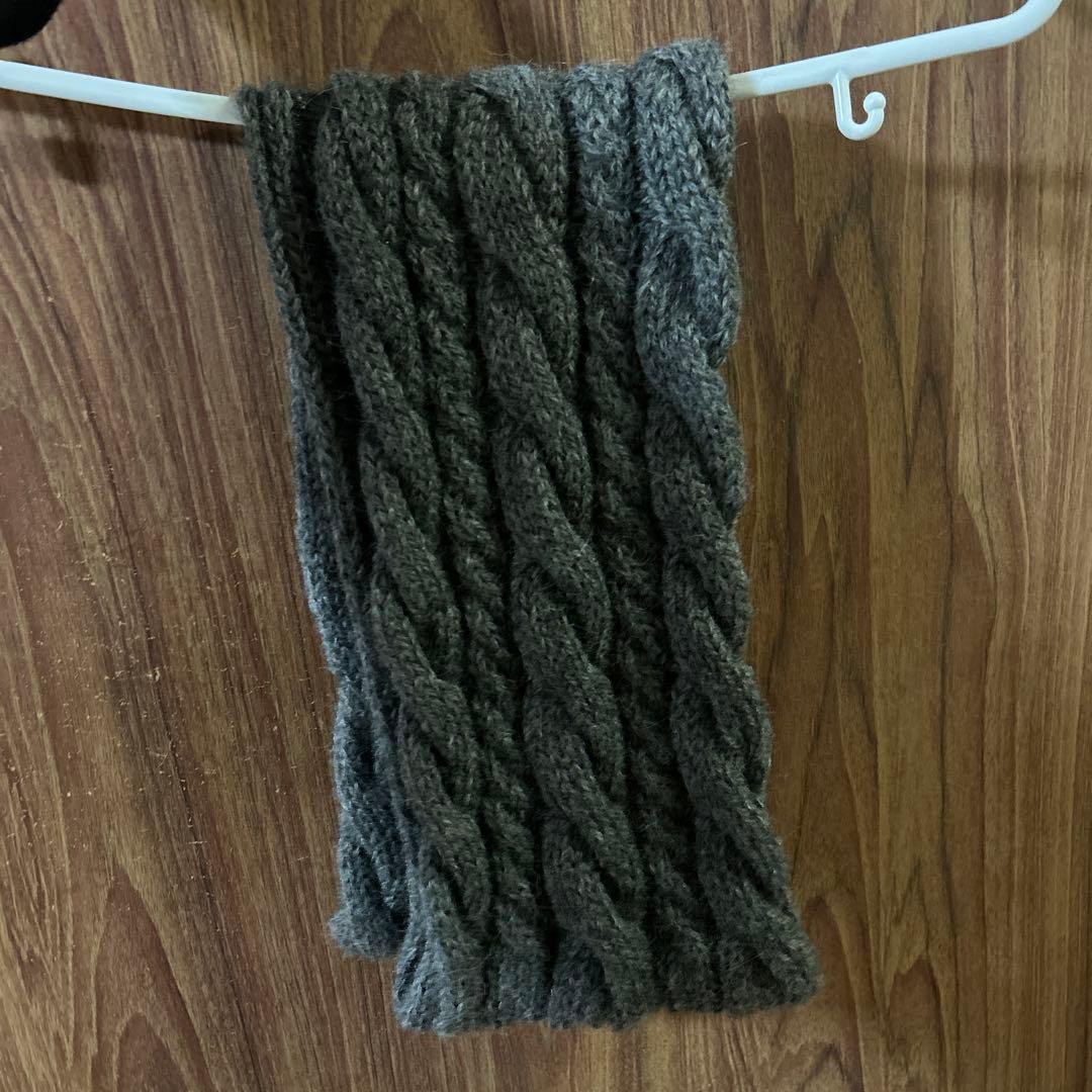 T*y様 スヌード アルパカウール毛糸 棒針編み