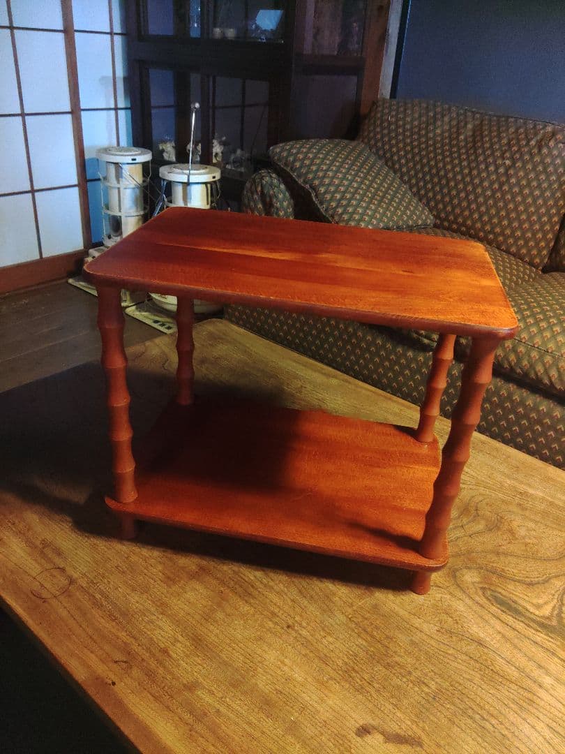 希少　vanaco ミッドセンチュリー 木製ラック サイドテーブル　ヴィンテージ