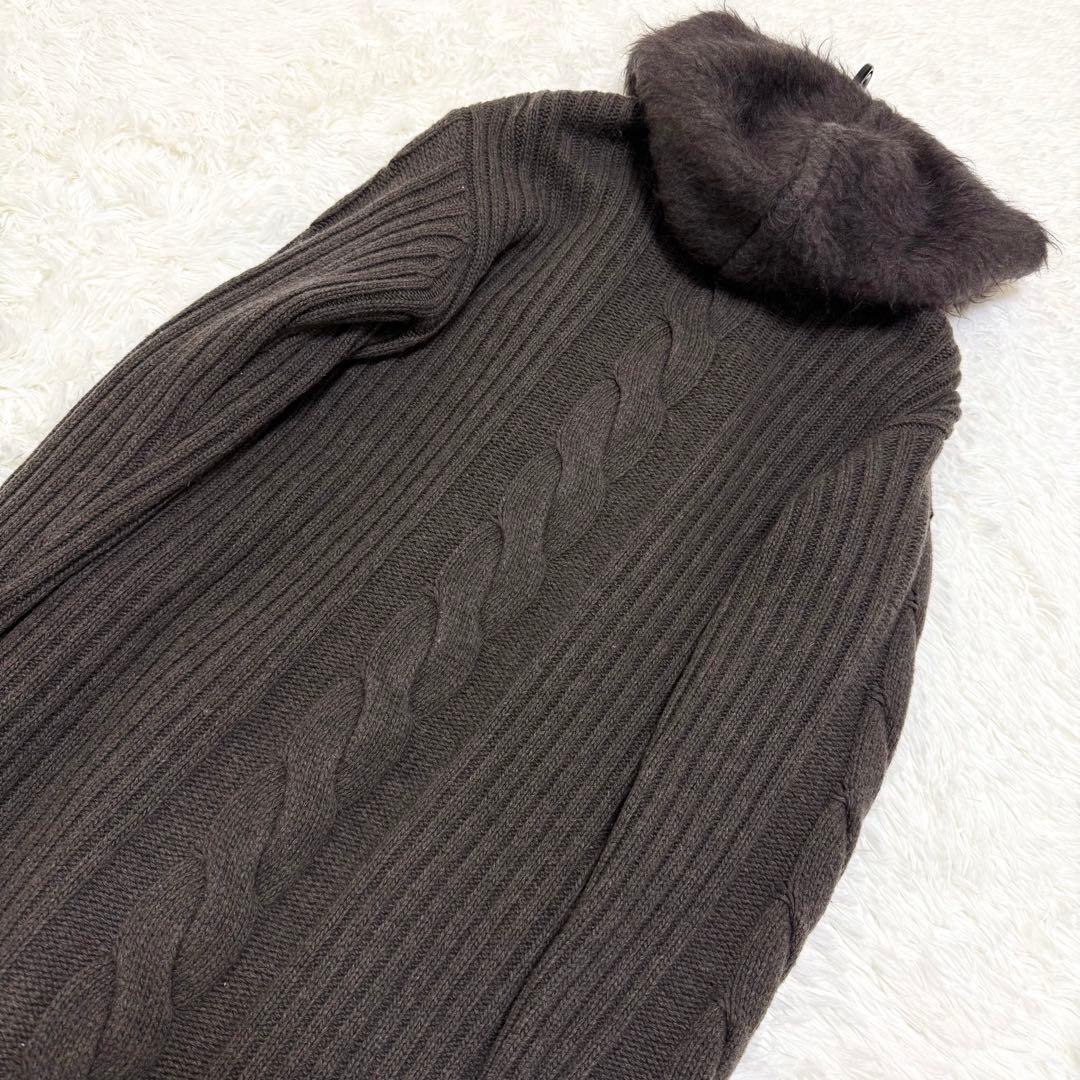 m*y様 [近年モデル] マックスマーラ 高級✨白タグ　モヘヤ ケーブルニット