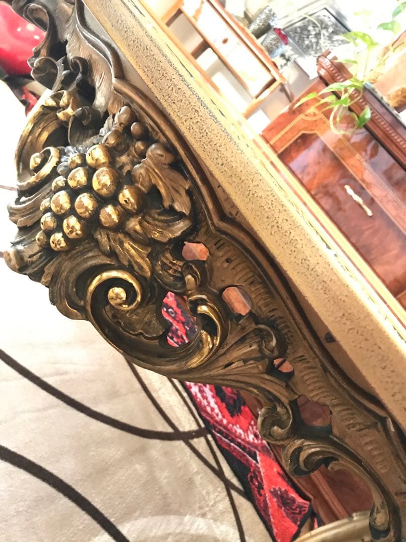 vintage センターテーブル/額装