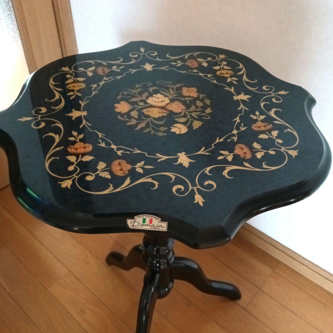 Demainドマン　象嵌　サイドテーブル