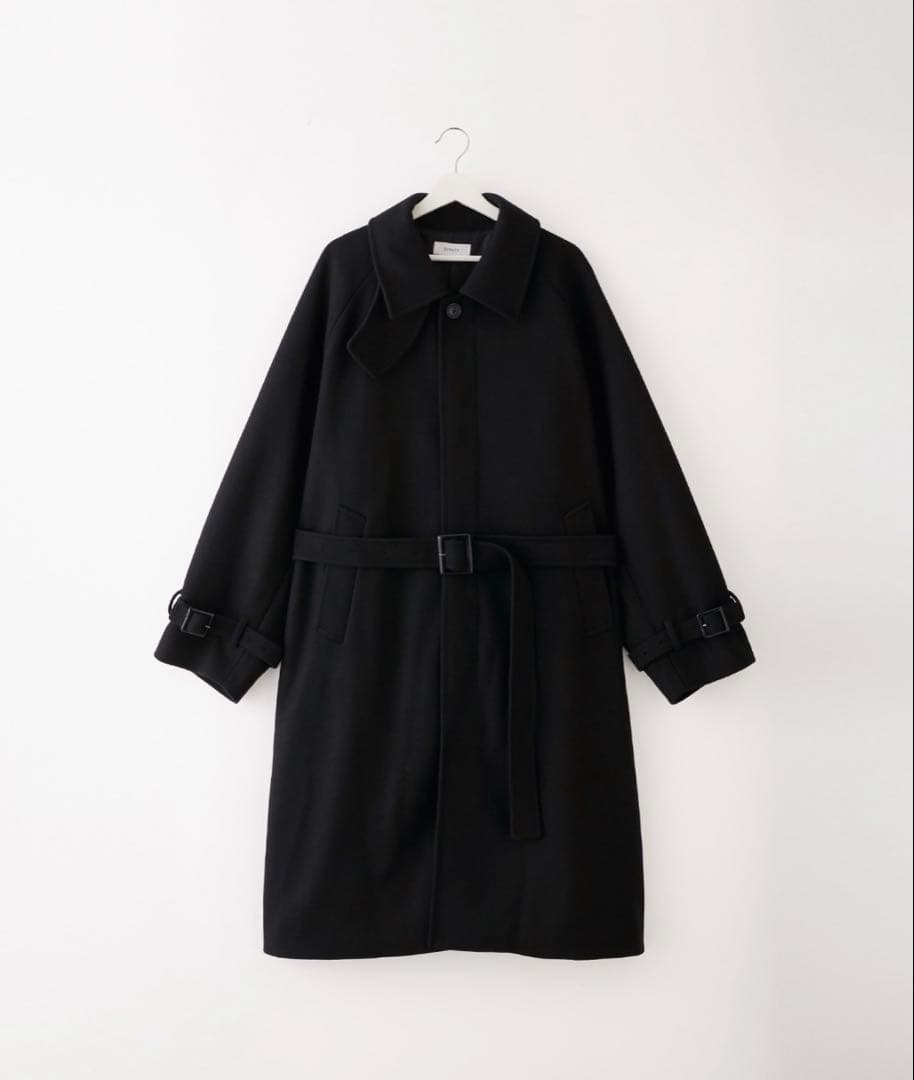 【SERACE】2wayオーバーメルトンステンカラーコート タグ付き新品