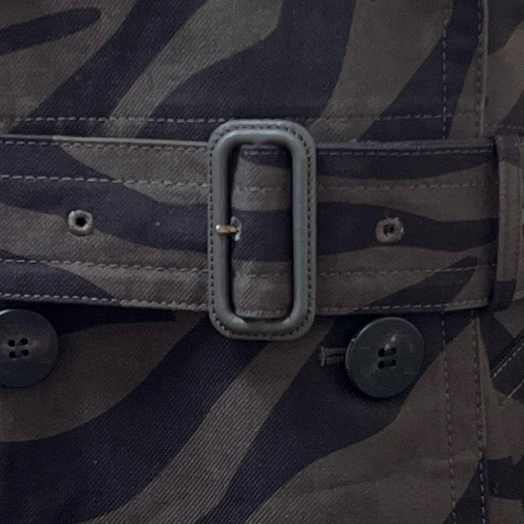 【極美品】 アクアスキュータム トレンチコート ゼブラ ライナー M カーキ