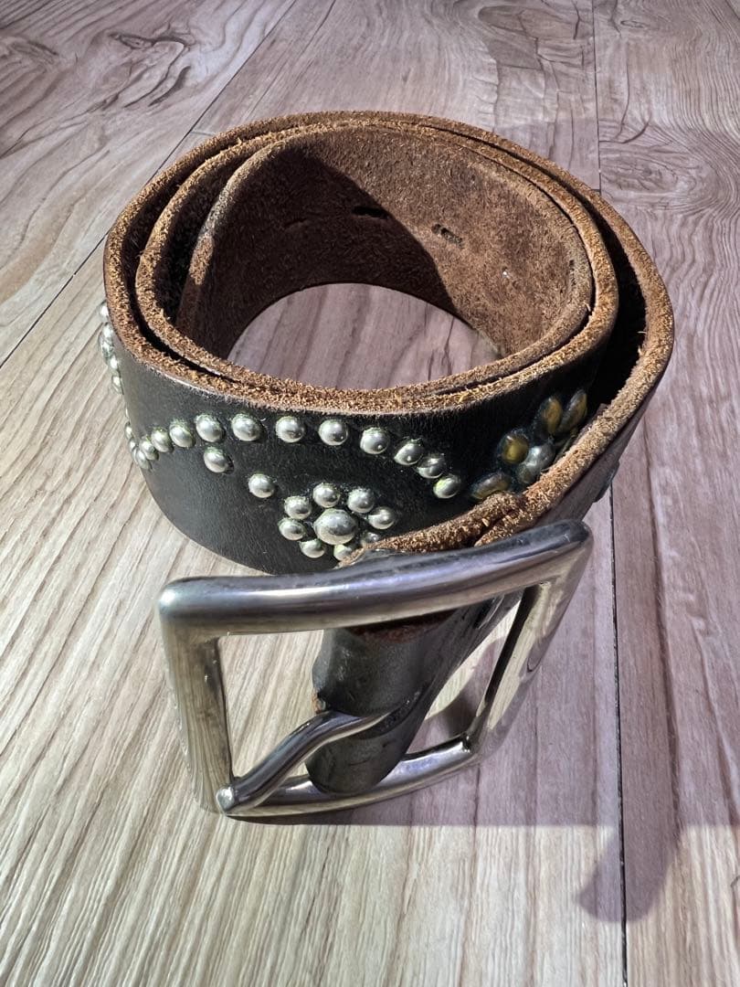 HTC フラワースタッズベルト 32インチ 約76〜約86センチ アメカジ