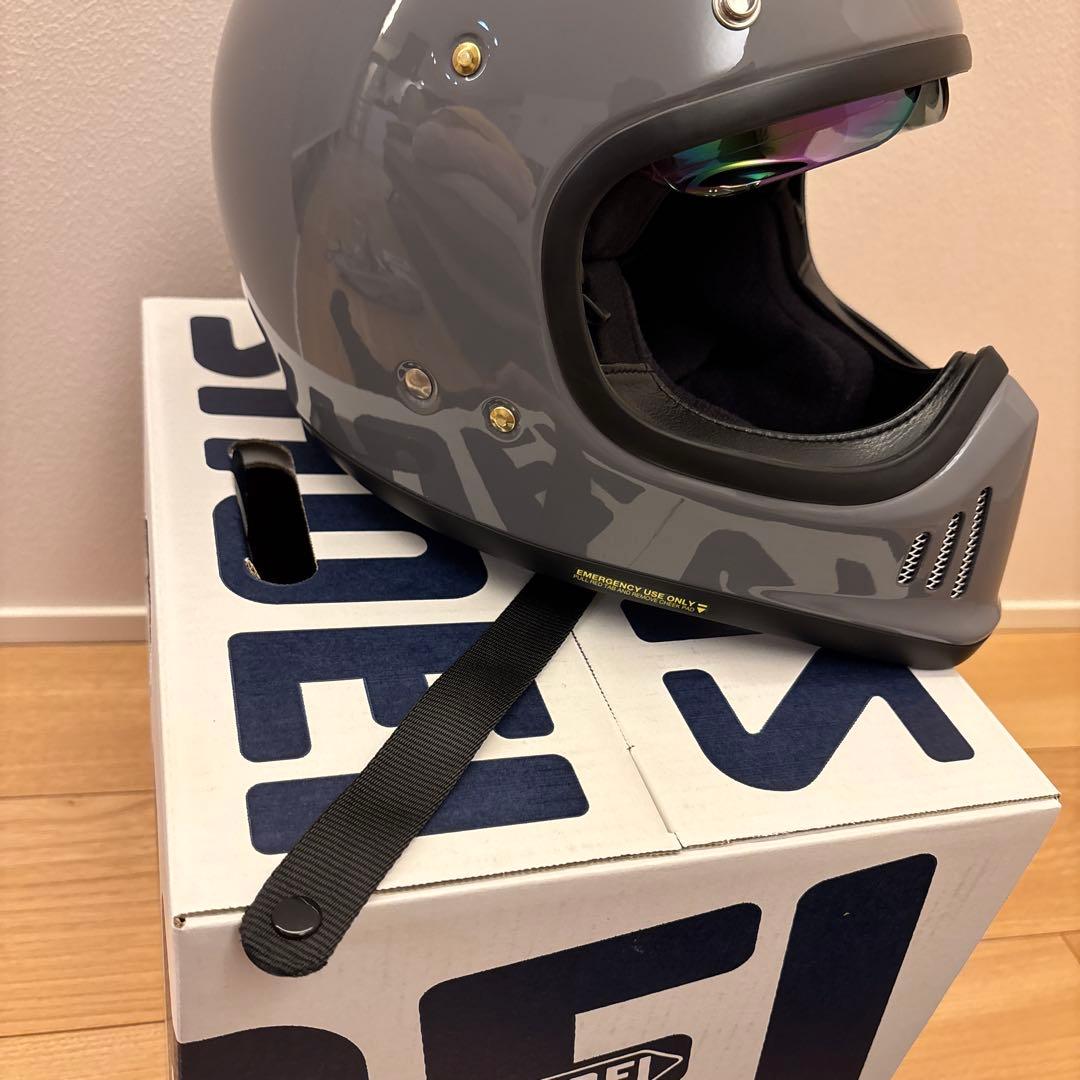 【試着のみ.社外シールド付】SHOEI EX-ZERO バサルトグレー　Mサイズ