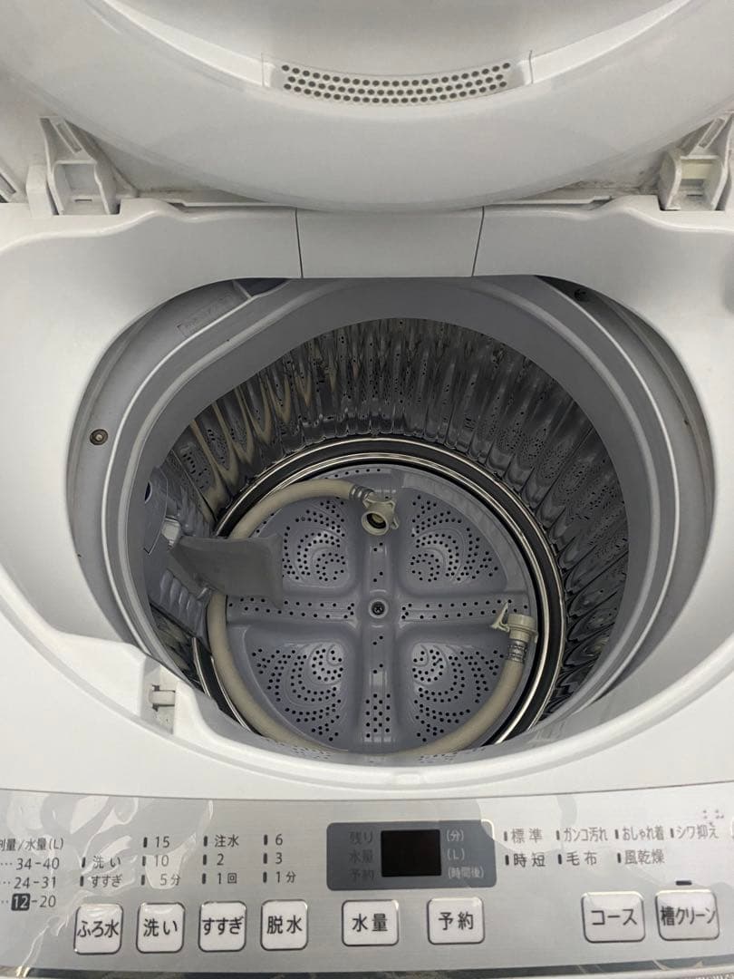 SHARP 全自動電気洗濯機 ES-GE7D-W 2020年製
