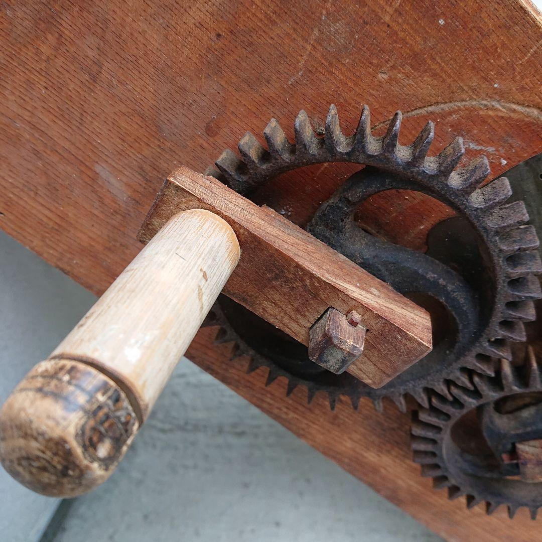 昭和レトロ 古道具 古民家 絹糸毛羽取り機