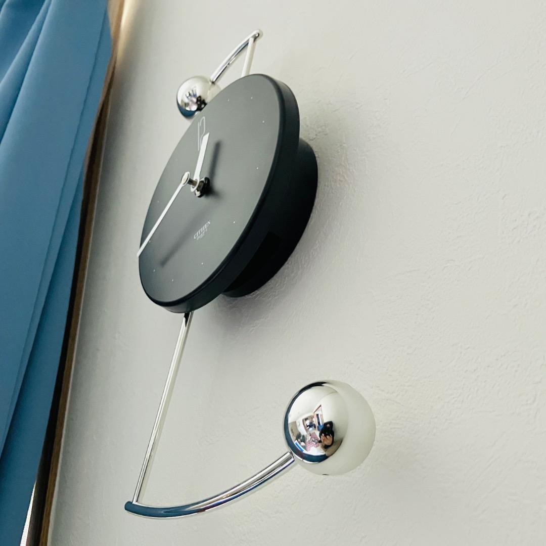 未使用 日本製 80S シチズン 上下振り子時計 ポストモダン