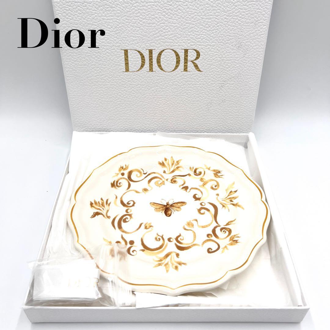 【極美品】Dior ディオール BEE デザートプレート 直径20cm