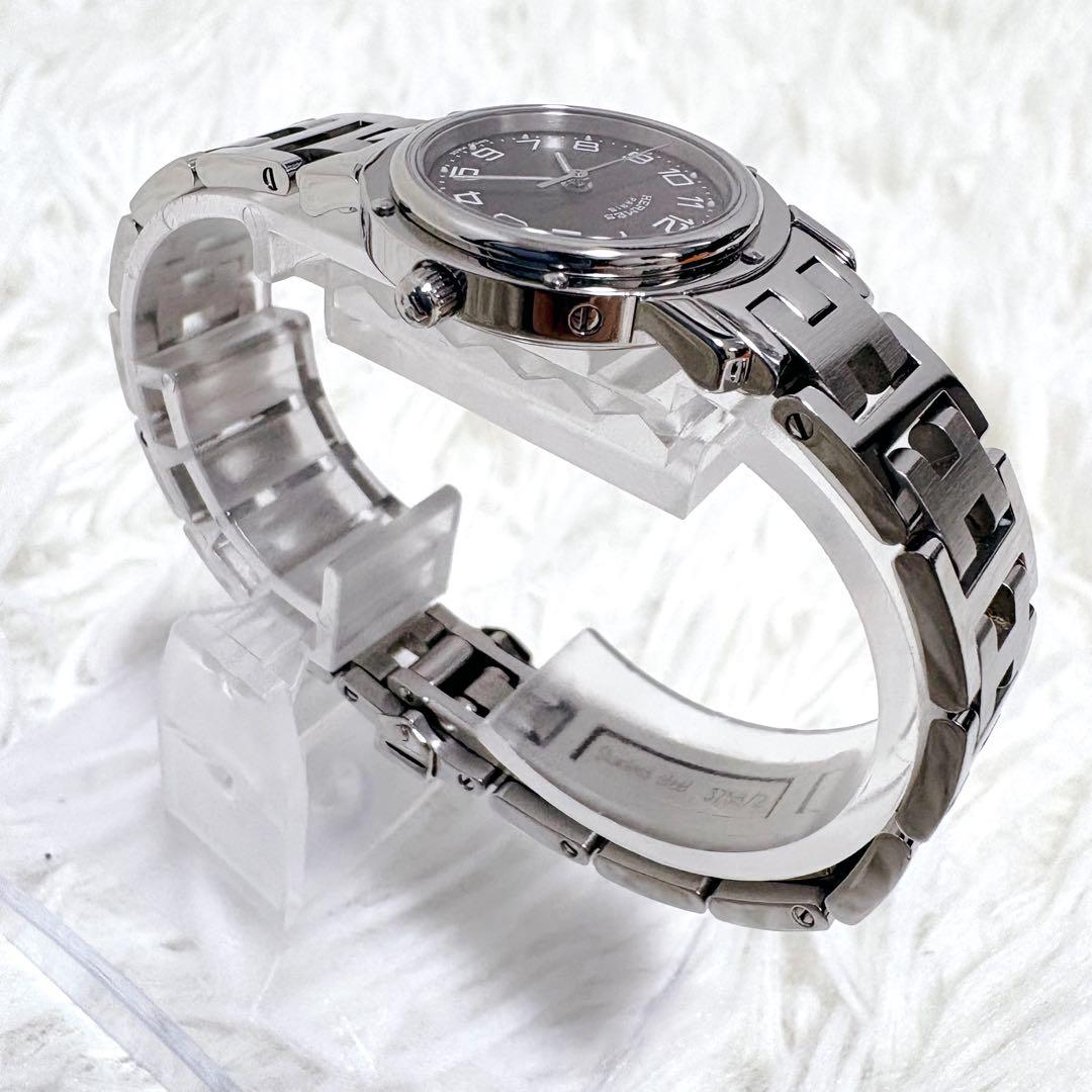 ✨極美品✨HERMES エルメス クリッパー 3針 デイト Hロゴ 純正ベルト