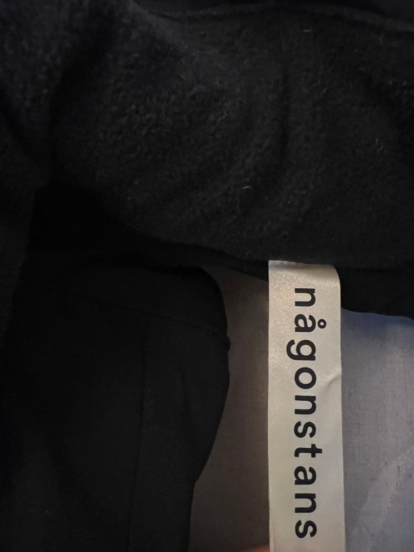 någonstans ブラック ダウンジャケット 36