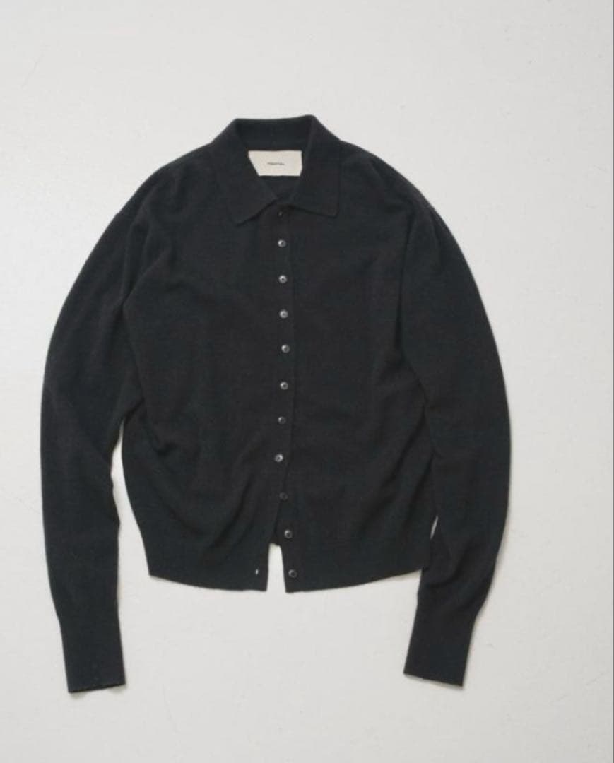 todayful Raccoon Knit Cardigan ブラック