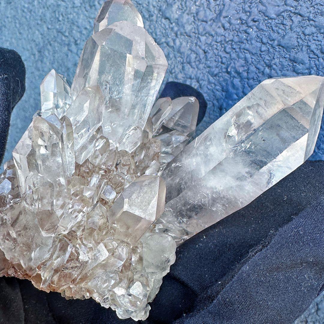 希少❗️高透明度❗虹入り☆超綺麗♡超強いパワー ヒマラヤ水晶 クラスターA1521