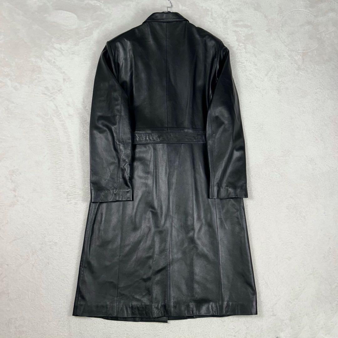 美品♡LORITTI ラムレザー チェスターコート ベルト 大きいサイズ 11