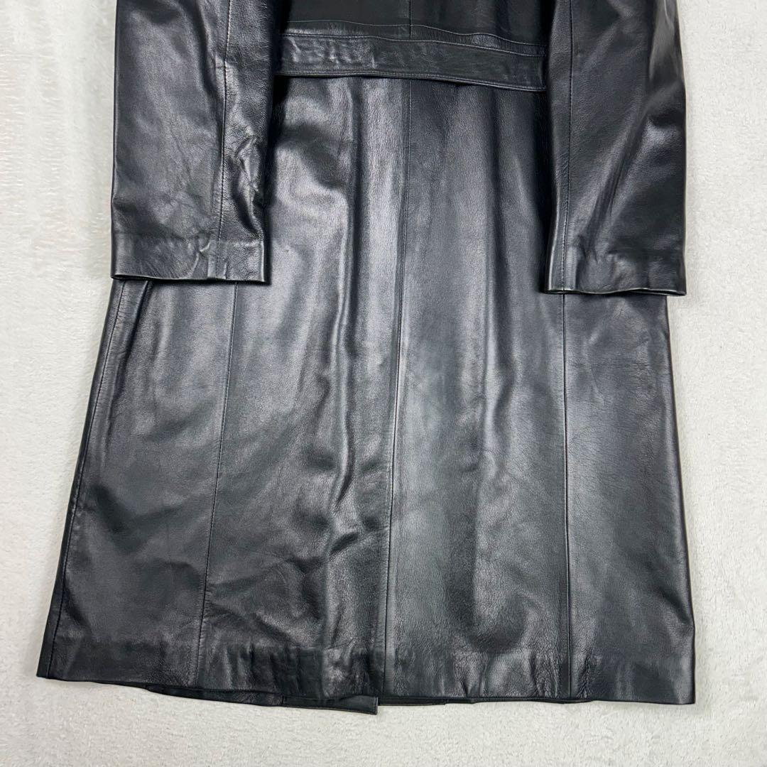 美品♡LORITTI ラムレザー チェスターコート ベルト 大きいサイズ 11