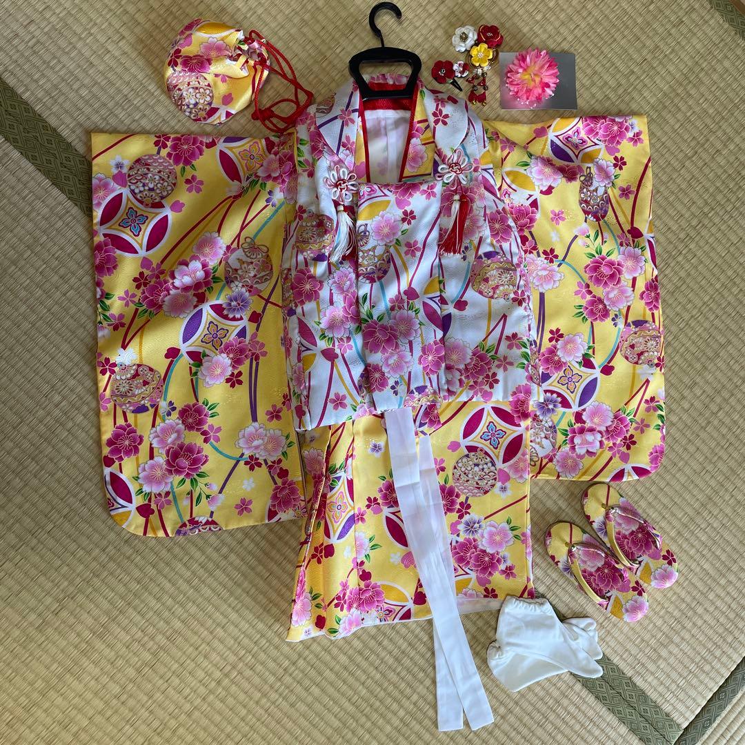 七五三着物セット 花柄