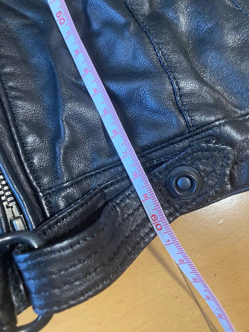 レザーライダースブルゾン MA_JULIUS サイズ0レディースサイズ ユリウス