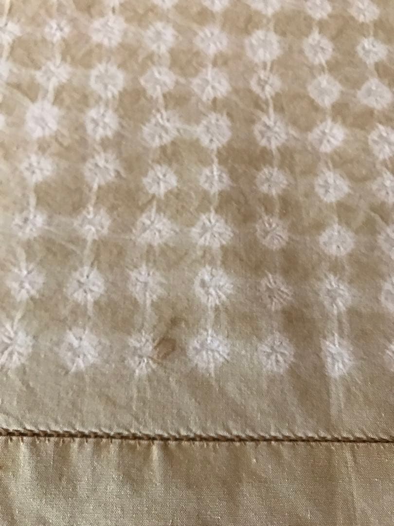 ヨーガンレール　シーツ　天然染料　絞り染め