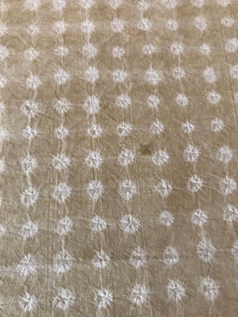 ヨーガンレール　シーツ　天然染料　絞り染め