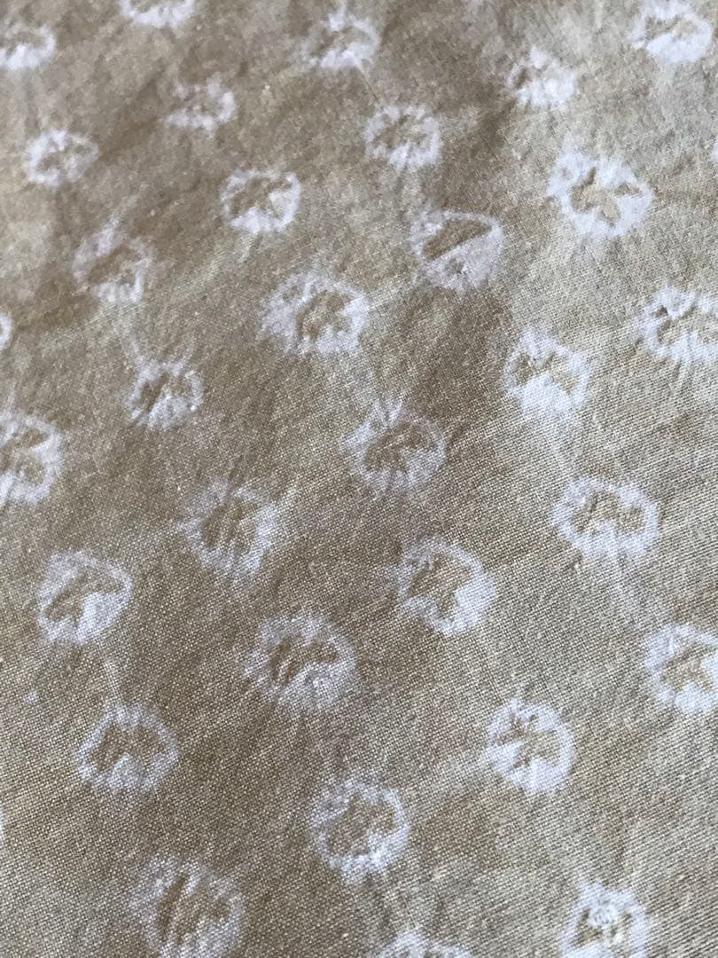 ヨーガンレール　シーツ　天然染料　絞り染め