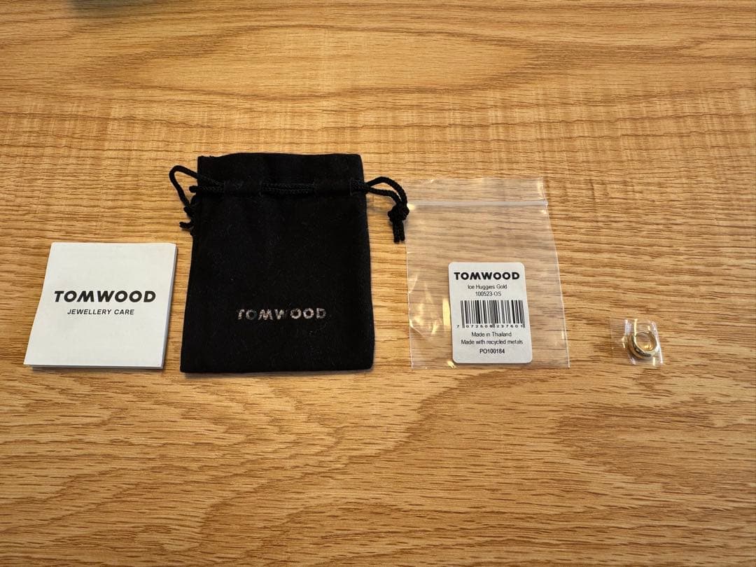 TOMWOOD Ice Huggies Gold ピアス(片耳用)