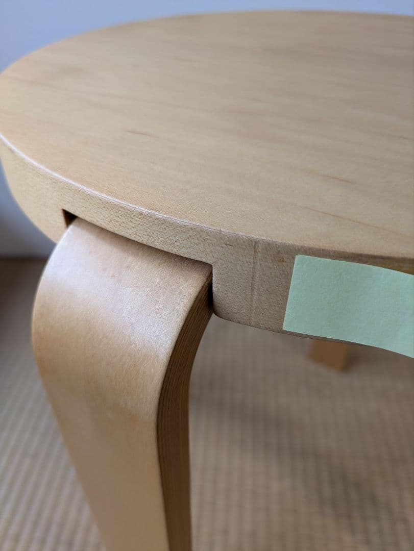 カンディハウス　スツール111S 矢萩喜從郎デザイン 3脚セット