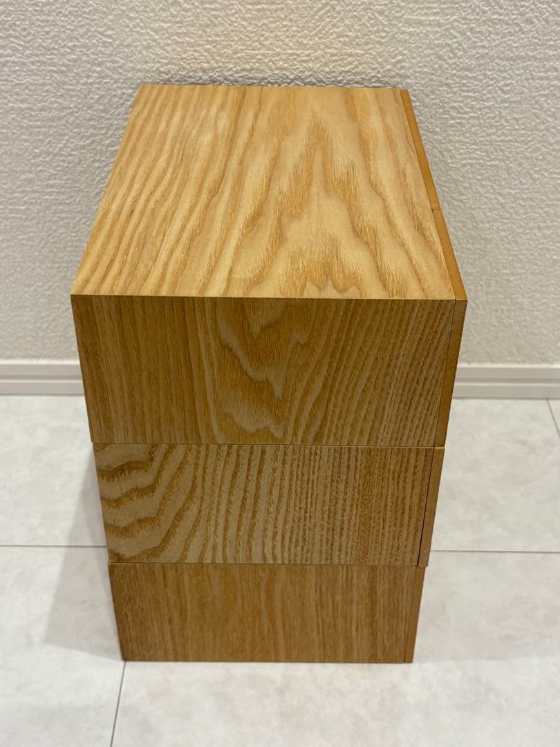 無印良品　木製小物収納 引き出し13個付き