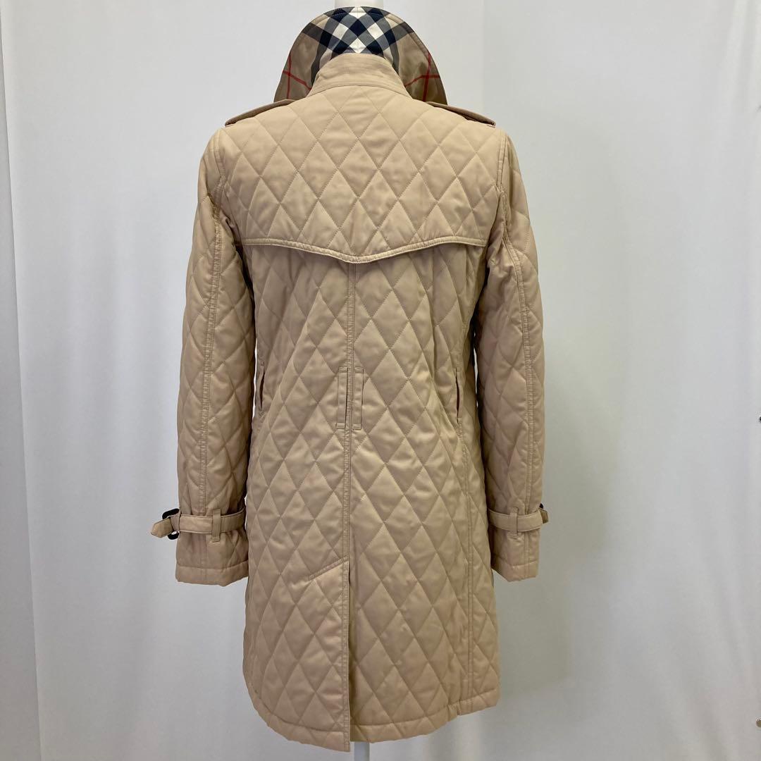 BURBERRY LONDON キルティング トレンチコート ノバチェック 38