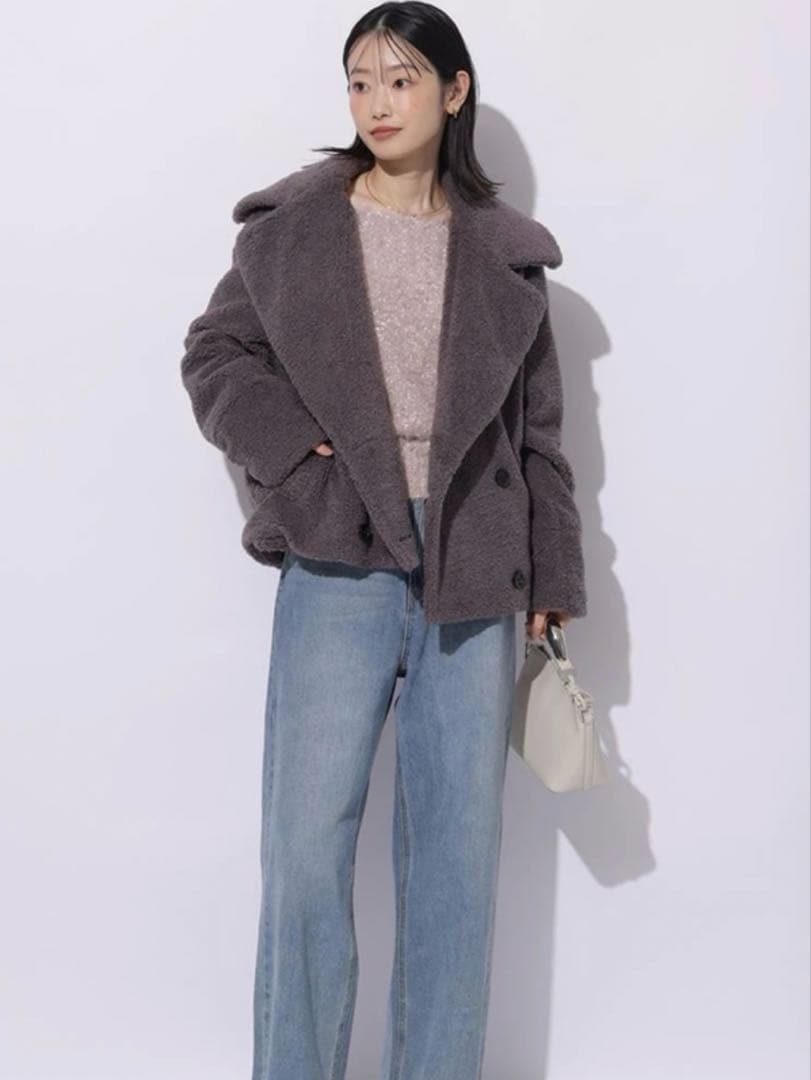 【新品】2025AW マイストラーダ　ボアショートコート Sサイズ 36