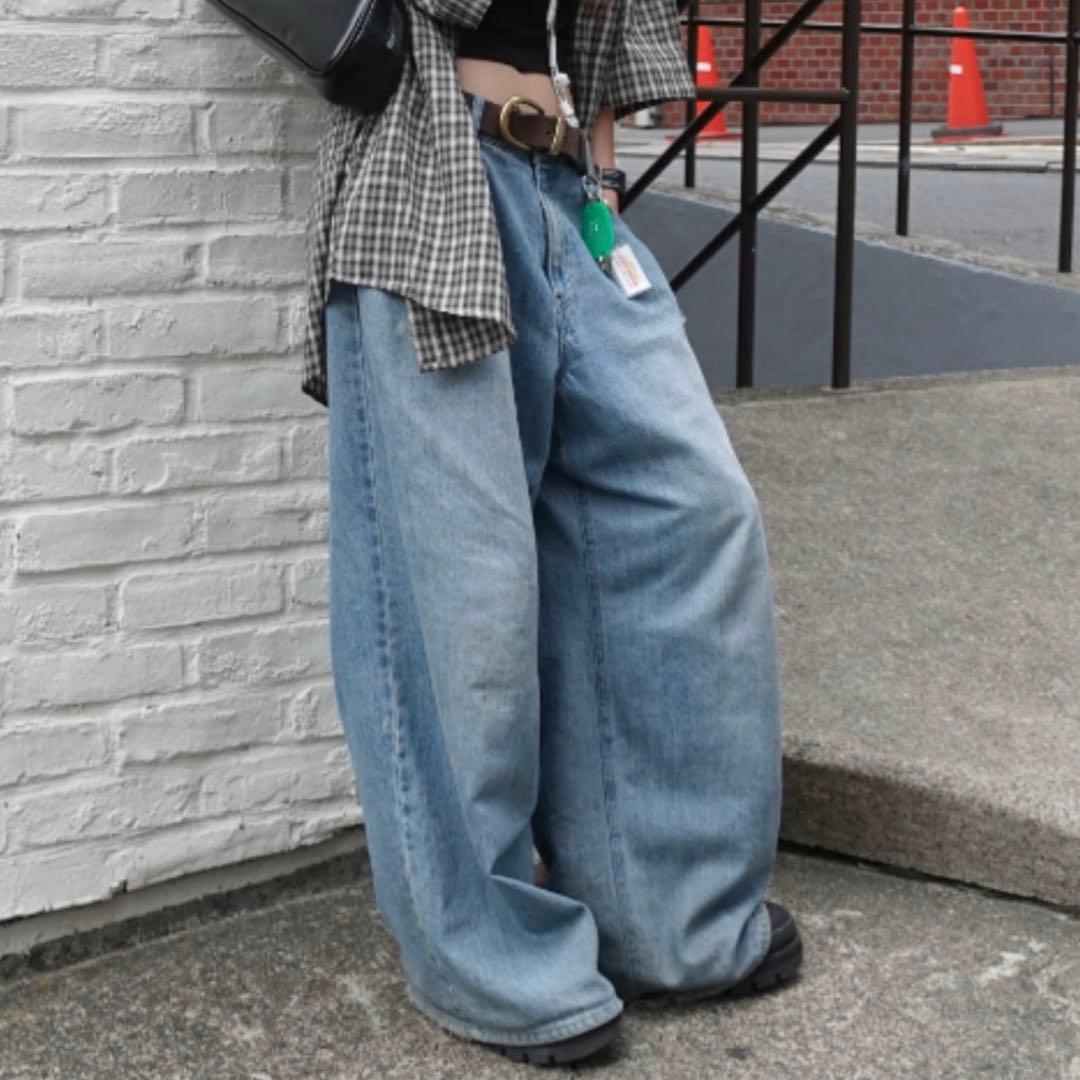 TEEN BOOP ダブルタックボーイズデニム　Mサイズ