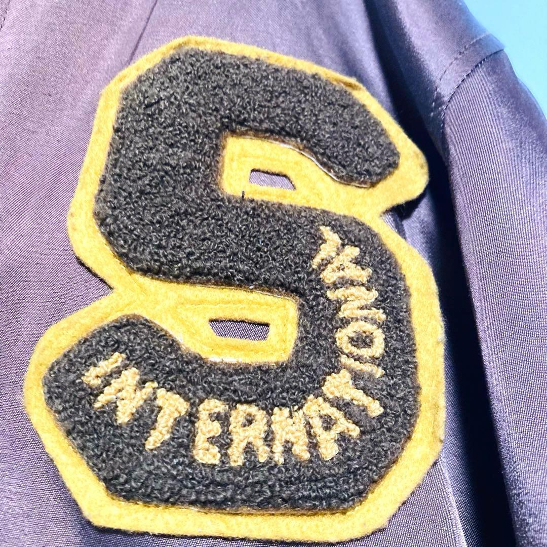 Schott ナイロンツイル フライトジャケット ワッペン 短丈 S（M相当）