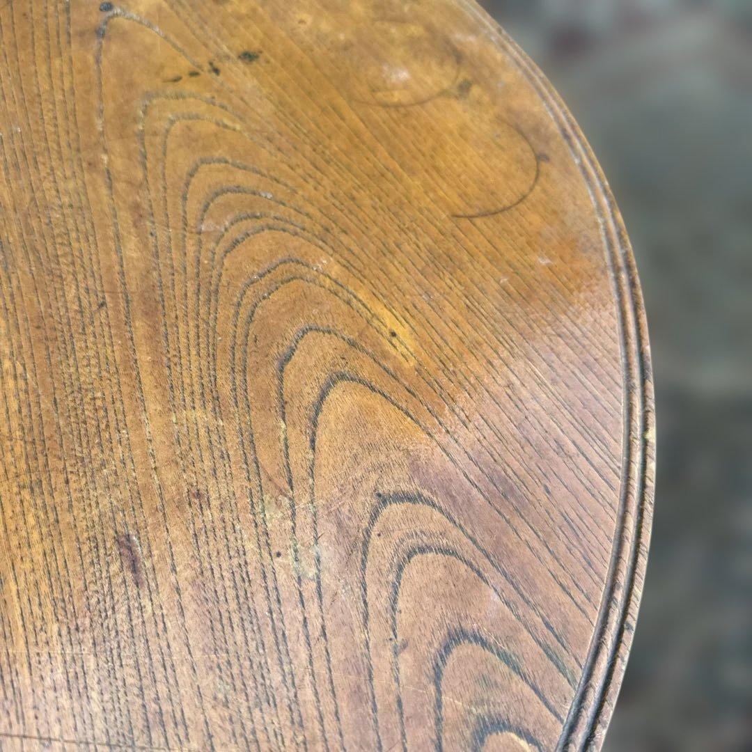 最終お値下げ‼️ヴィンテージ　希少品　猫脚　ちゃぶ台❗️木製円形テーブル