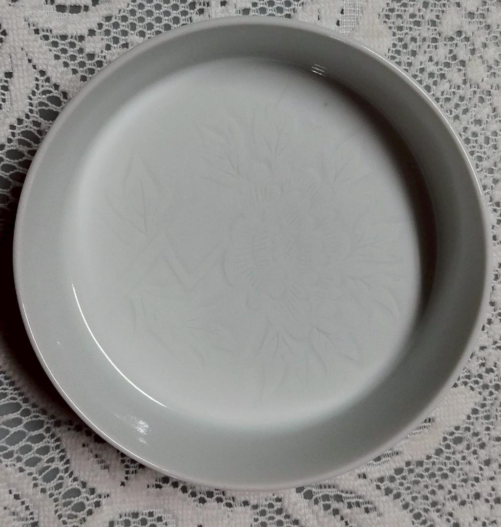 美山焼 花模様皿 10枚セット