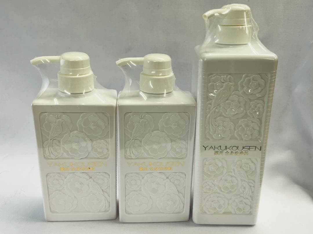 ◆【未開封】薬酵泉 薬用洗浄料3点まとめ 500ml&1000mlボディーソープ