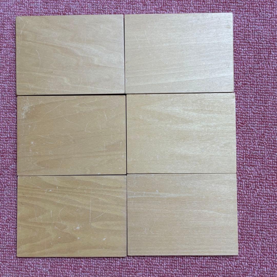 モンテッソーリ 感覚教具まとめ売り　雑音筒　触覚板1&2 色板第二&第三の箱